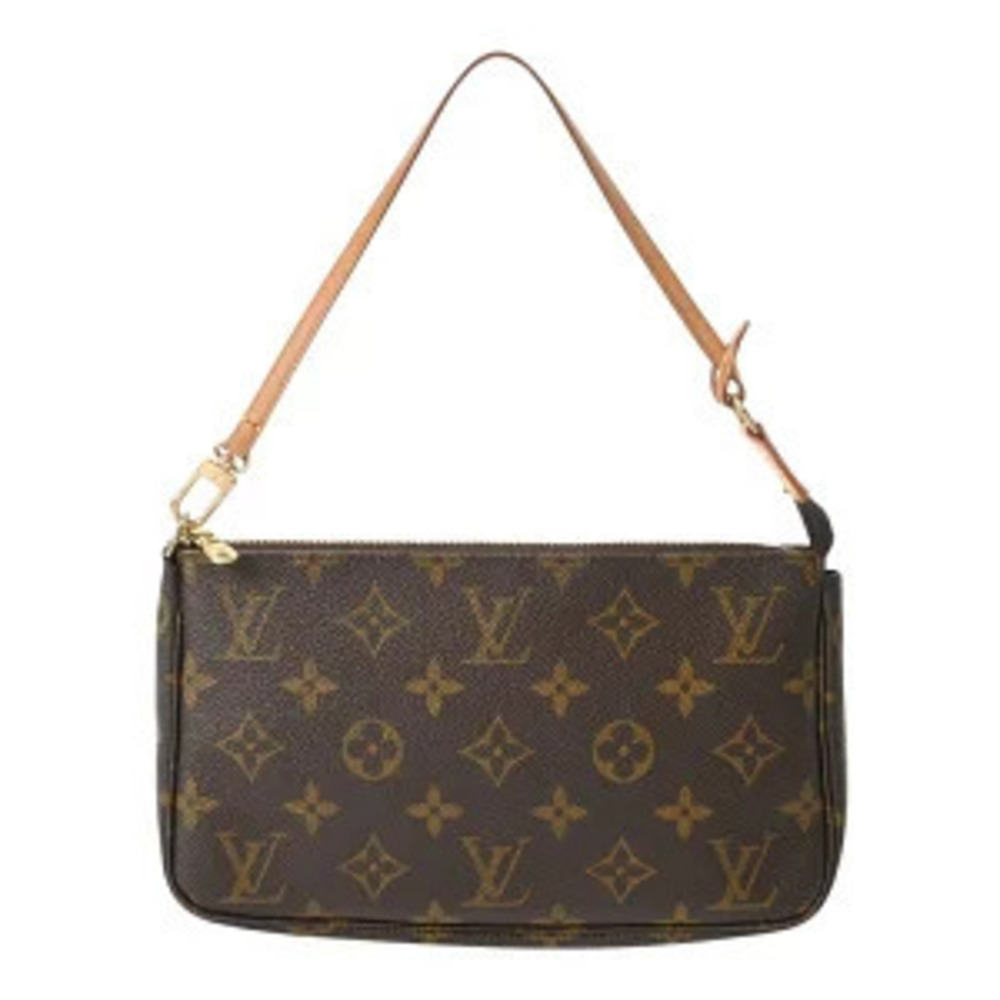 Louis Vuitton Monogram Pochette Accessoires Brown Canvas Accessory Pouch